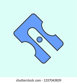 sharpener mono color icon. Simple color vector of education icons for UI and UX, website or mobile application
