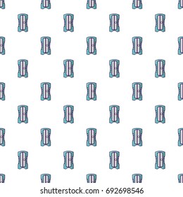 Sharpener pattern in cartoon style. Seamless pattern vector illustration