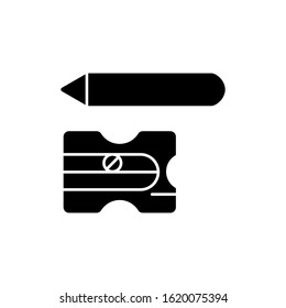 Sharpener, pen icon. Simple education icons for ui and ux, website or mobile application