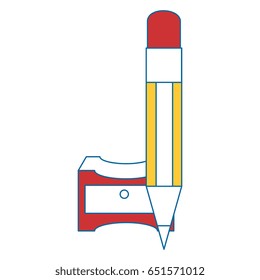 Sharpener with pencil
