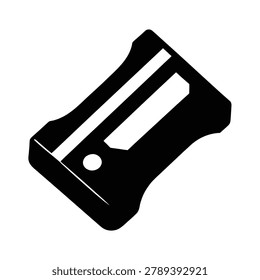 Sharpener silhouette vector art illustration