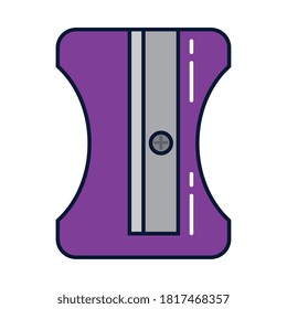 Schärfensetzer, Linien- und Füllstil, Vektorgrafik-Design