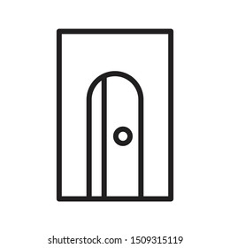 sharpener thin line vector icon