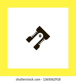 sharpener vector icon. flat design