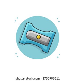 Sharpener Vector Icon. Stationary Symbol Vector Icon Design. Tool Accessory School 