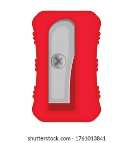 Sharpener vector icon.Cartoon vector icon isolated on white background sharpener.