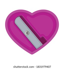 Sharpener vector icon.Cartoon vector icon isolated on white background sharpener.