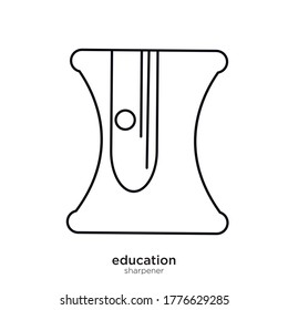 Sharpener vector illustration lineal color and filled design