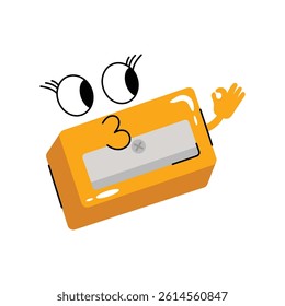 Sharpener vector Sticker. Eps 10 file