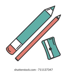 sharpenner school with pencil