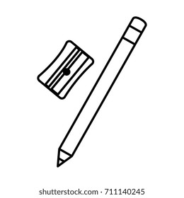 sharpenner school with pencil