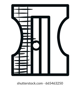 sharpenner school supply icon