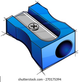 Sharpner - School Supplies - Illustration as EPS 10 File