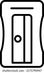 Sharpner Vector Line Icon Design