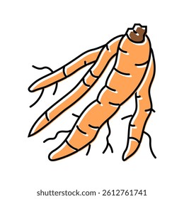 shatavari ayurvedic herb color icon vector. shatavari ayurvedic herb sign. isolated symbol illustration