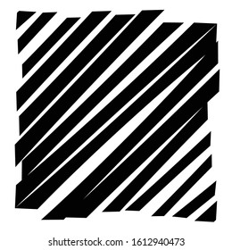 Shatter, fracture, break effect. Destruction, destroy pattern, texture. Damage slashed design element. Scatter splinters, fragments background. Abstract diagonal smash, slash, rip effect on shape 