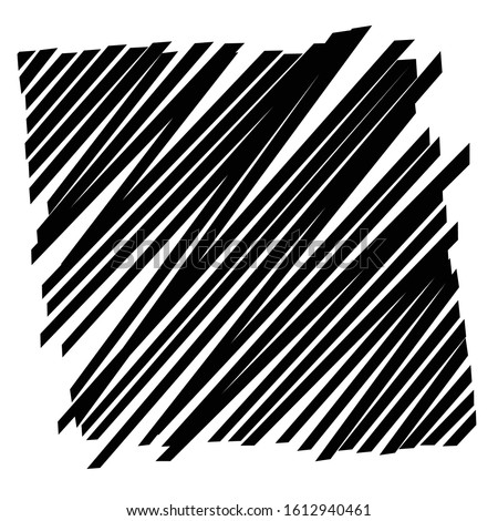 Shatter, fracture, break effect. Destruction, destroy pattern, texture. Damage slashed design element. Scatter splinters, fragments background. Abstract diagonal smash, slash, rip effect on shape 