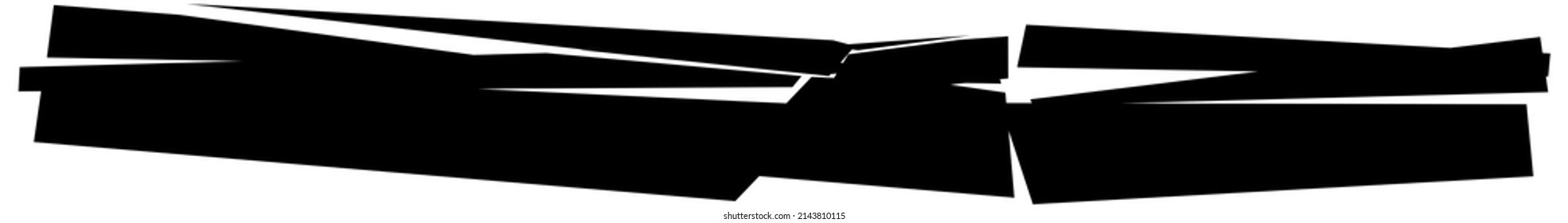 Shattered, fractured, broken texture. Splinters, shards, fragments pattern. Crack, exploded vector element