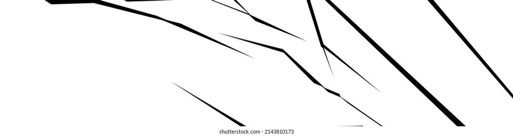 Shattered, fractured, broken texture. Splinters, shards, fragments pattern. Crack, exploded vector element