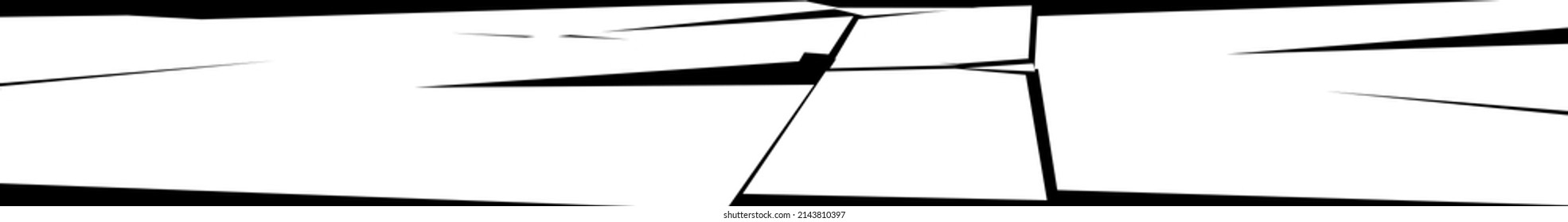 Geschrüttelte, gebrochene, zerbrochene Textur. Drucker, Schatten, Fragmente Muster. Crack, explodiertes Vektorelement