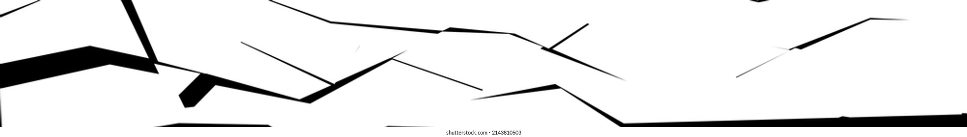 Shattered, fractured, broken texture. Splinters, shards, fragments pattern. Crack, exploded vector element