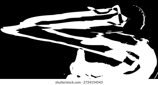 Textura quebrada, fraturada, quebrada. Splinters, fragmentos, fragmentos padrão. Rachadura, elemento de vetor explodido