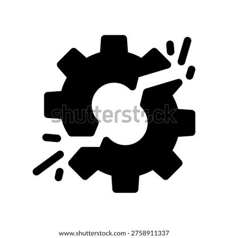 Shattered Gear Critical Failure Icon