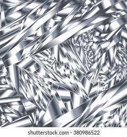 Shattered metal background - vector illustration 