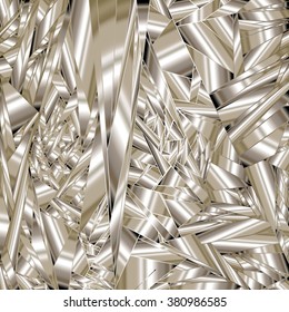 Shattered metal background - vector illustration 