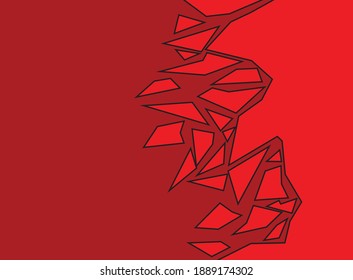 Shattered polygonal abstract pattern background
