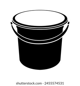 Bruchsichere Eimer Vektorgrafik Symbol Abbildung
