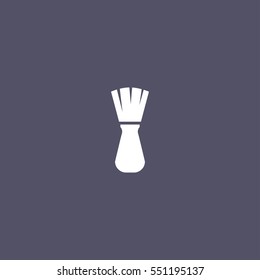 Shave brush icon