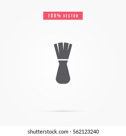 Shave brush icon