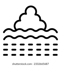 Shave collagen icon outline vector. Face gel. Medical skincare