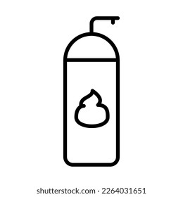 Shave Cream Icon Logo Design Vector Template Illustration Sign And Symbol Pixels Perfect