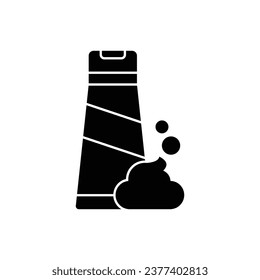 Diseño de icono de espuma. aislado de fondo blanco. ilustración vectorial