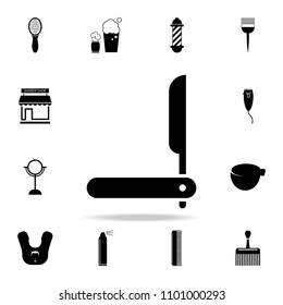 Shave icon. Detailed set of barber tools. Premium graphic design. One of the collection icons for websites, web design, mobile app on white background