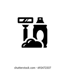 Shave isolated icon