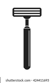 shave razor black icon