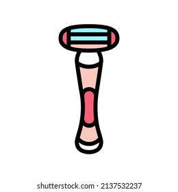 shave razor color icon vector. shave razor sign. isolated symbol illustration