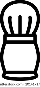 shave vector illustration isolated on a transparent background . Strok vector icons for concept or web graphics.