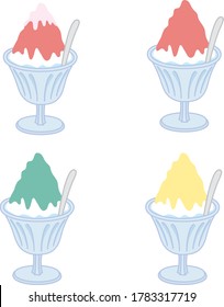 El hielo picado es un postre clásico de verano.