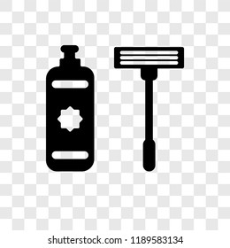 Shaver cleanin vector icon isolated on transparent background, Shaver cleanin transparency logo concept