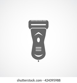 Shaver Flat Icon On White Background