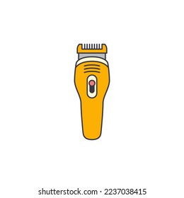 Shaver icon in color, isolated on white background 