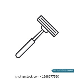 Shaver Icon Vector Template