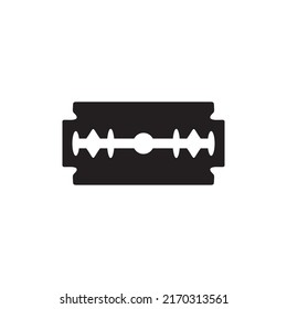 Shaver knife razor icon vector logo design