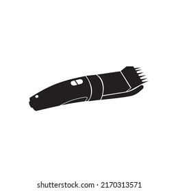 Shaver knife razor icon vector logo design
