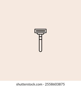 Shaver razor icon flat vector design.