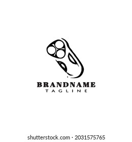 shavers cartoon logo icon design template modern vector illustration